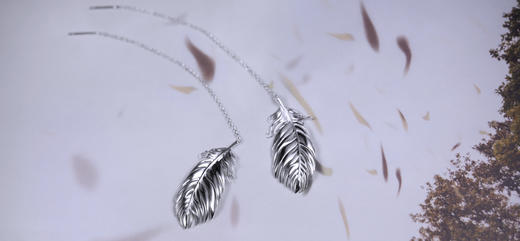 「风」云南925银耳环 商品图2