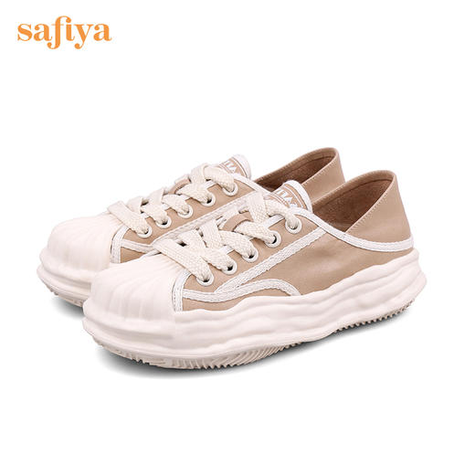 Safiya/索菲娅 新潮设计感2022秋季新款小众个性贝壳头溶解休闲鞋 SF23112423 商品图8