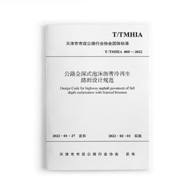 公路全深式泡沫沥青冷再生路面设计规范T/TMHIA008-2022
