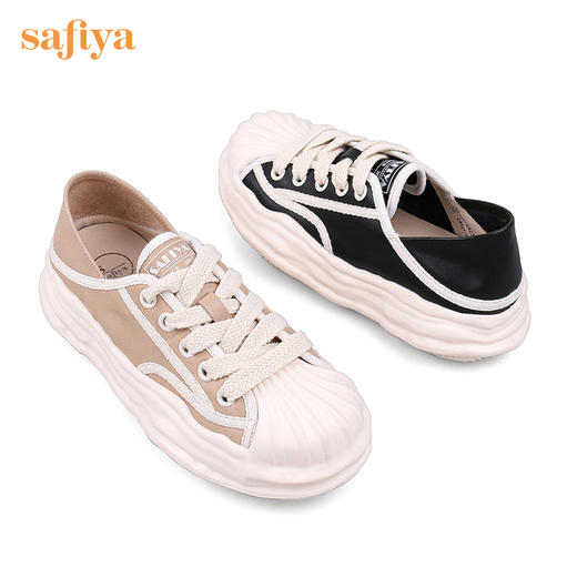 Safiya/索菲娅 新潮设计感2022秋季新款小众个性贝壳头溶解休闲鞋 SF23112423 商品图9
