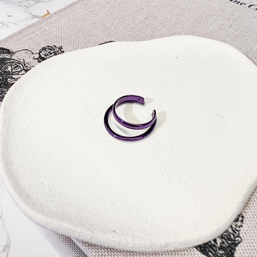 北京仓｜Barbóra-Eye-紫色 双层 耳廓夹（单只 无需耳洞）［希腊设计师] 商品图2