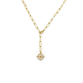 北京仓｜Barbóra-Eye-眼睛金币 项链（多种戴法）［希腊设计师]