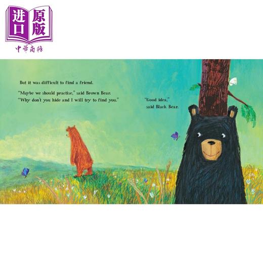 【中商原版】Petr Horacek A Best Friend for Bear 小熊的好朋友 英文原版儿童精装绘本 动物故事 4到6岁 商品图2