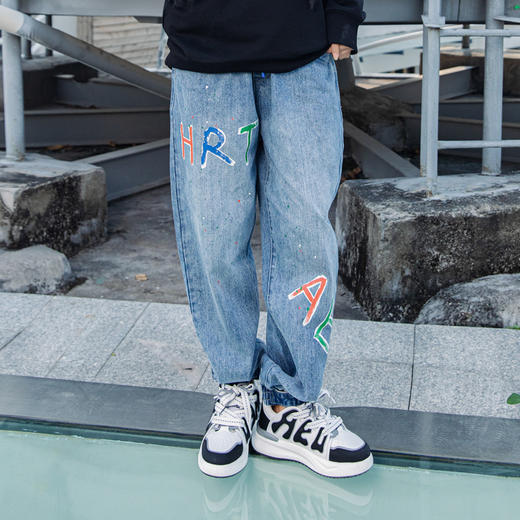 HX 秋季牛仔长裤C201230023101 商品图1