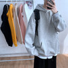黛唯梵情侣装卫衣男春秋ins潮牌港风连帽纯色上衣宽松潮流百搭学生外套 商品缩略图0