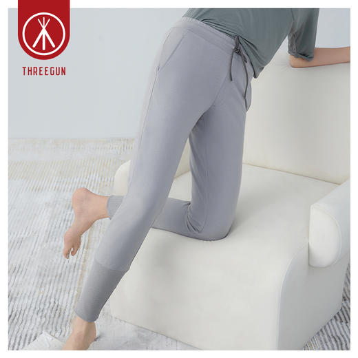 Threegun三枪 【凉感记忆棉】女士家居休闲长裤-61116B011 商品图0