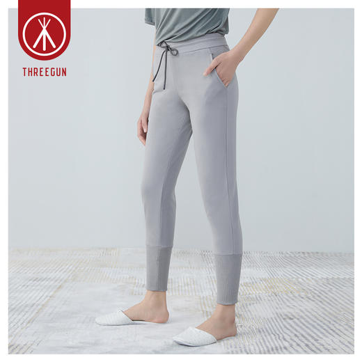 Threegun三枪 【凉感记忆棉】女士家居休闲长裤-61116B011 商品图1