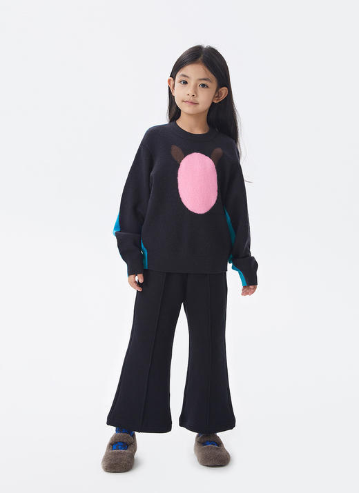 jnby  22年冬款  舒适印花长袖套头毛衫  1M0310110 商品图8