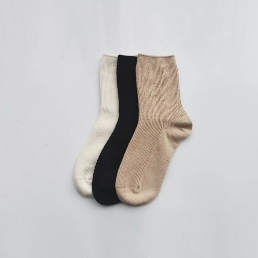 小亘罗纹中筒袜【京东快递送货上门】 商品图2