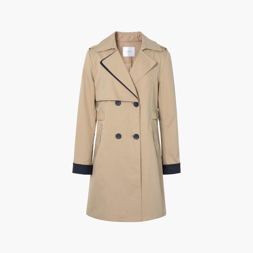 【经典款】【商场同款】伊芙丽春拼接撞色袖口双排扣风衣1992260221 商品图3