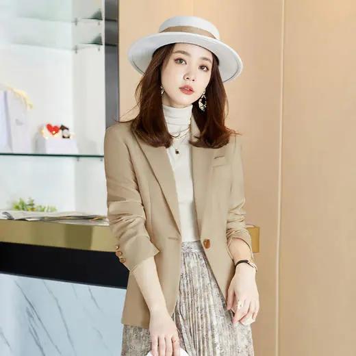 MGG-8866春秋长袖职业装女裙套装ol气质西服小西装 商品图0