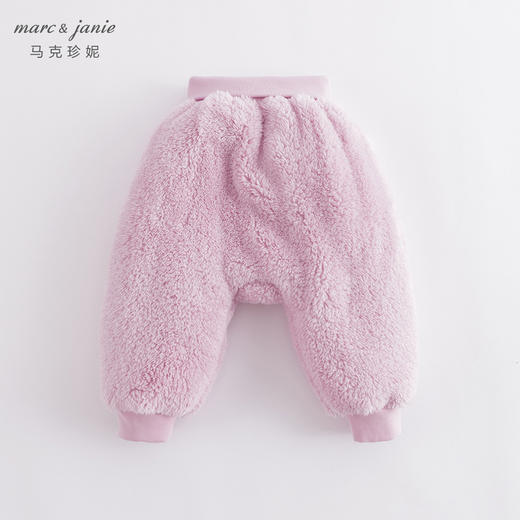 马克珍妮秋冬装新款 男女童双面舒棉绒高腰护肚裤221211 商品图1
