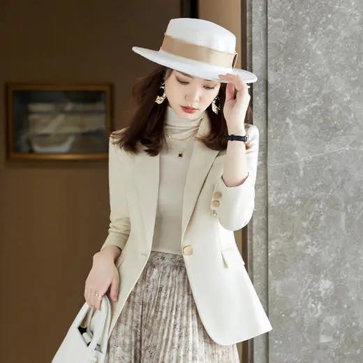 MGG-8866春秋长袖职业装女裙套装ol气质西服小西装 商品图2