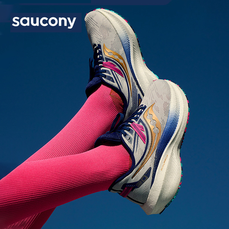 22新款Saucony索康尼 TRIUMPH胜利20女鞋跑步鞋缓震运动鞋轻量透气跑鞋