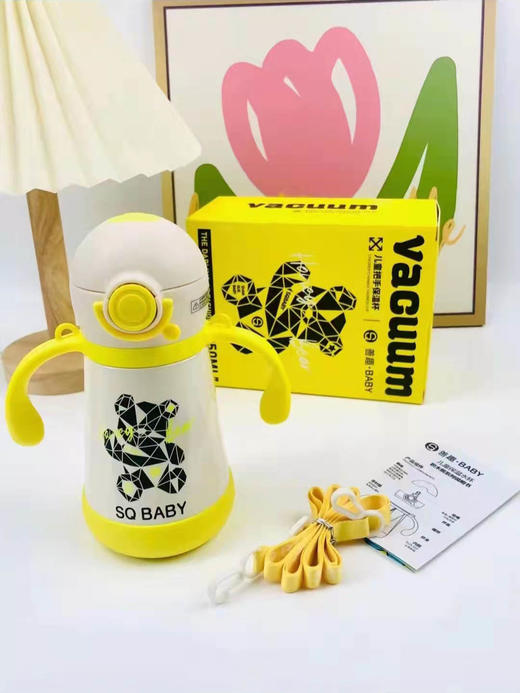 善趣积木熊儿童把手杯 商品图2