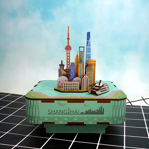 同趣     52042    上海风情八音盒 商品图3