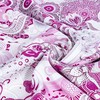 SAINTJOY/上久楷 双面印花真丝方巾 福鲤临门 玫紫色 FJS20049 商品缩略图9
