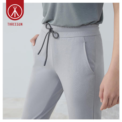 Threegun三枪 【凉感记忆棉】女士家居休闲长裤-61116B011 商品图4