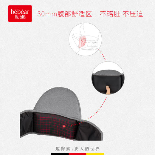 抱抱熊bebear多功能新生儿横抱腰凳背带GS01 商品图7
