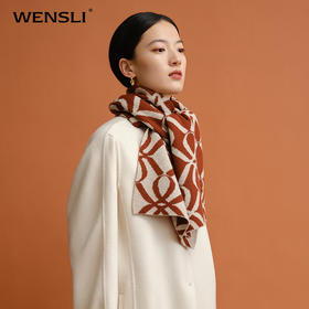 万事利“万事亨通”羊毛围巾