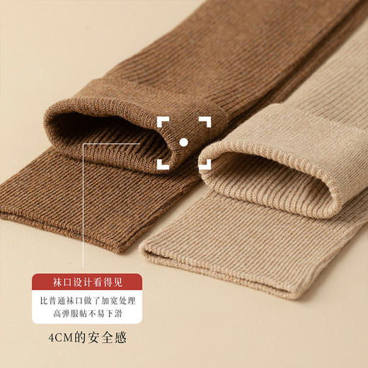 【棉质高筒过膝袜】学院风ins塑形美腿女袜子 商品图4