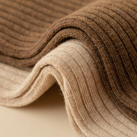 洁丽雅内衣秋上新2/3双装双杠高筒及膝袜美腿塑形学院风少女风ins女袜子 商品图8