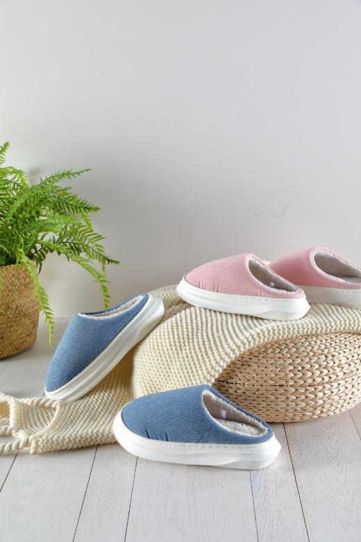 女棉拖(竖纹)YM2221 商品图0