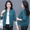 中老年妈妈秋装外套，洋气短款时尚开衫薄款夹克TR-XX1105 商品缩略图6