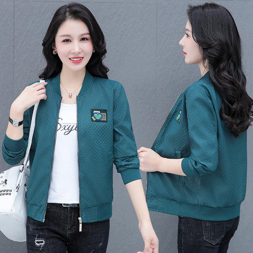 中老年妈妈秋装外套，洋气短款时尚开衫薄款夹克TR-XX1105 商品图6