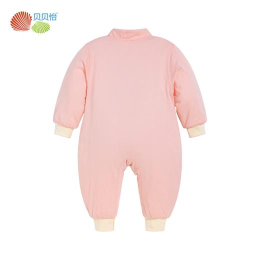 贝贝怡童装秋冬夹棉保暖女宝中国风连体衣新生儿外出服224L2016 商品图4