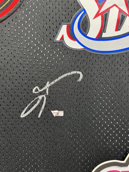 收藏系列 艾弗森 76人队3号黑色 亲笔签名球衣 商品图2