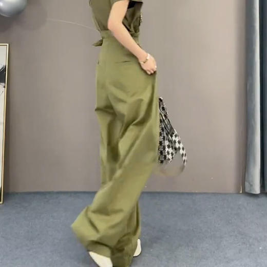 裁缝学苑AQ120 新款宽松背带裤纸样阔腿裤女装裤子衣服样板打版图 商品图2