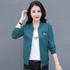 中老年妈妈秋装外套，洋气短款时尚开衫薄款夹克TR-XX1105 商品缩略图1