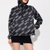 KENZO 高田贤三 女士尼龙字母徽标印花拉链连帽外套 黑色 FC62 BL167 9L0 99J 商品缩略图1