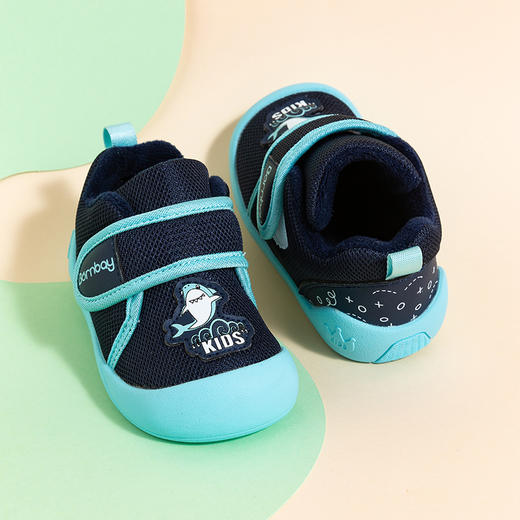 贝贝怡童鞋秋冬加绒保暖儿童学步鞋可爱宝宝鞋子224X432 商品图3