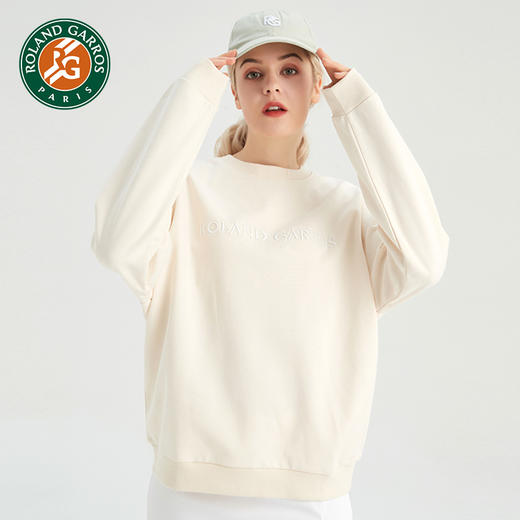 罗兰加洛斯法网卫衣春秋款男女2022新款情侣装宽松长袖运动套头衫 商品图6