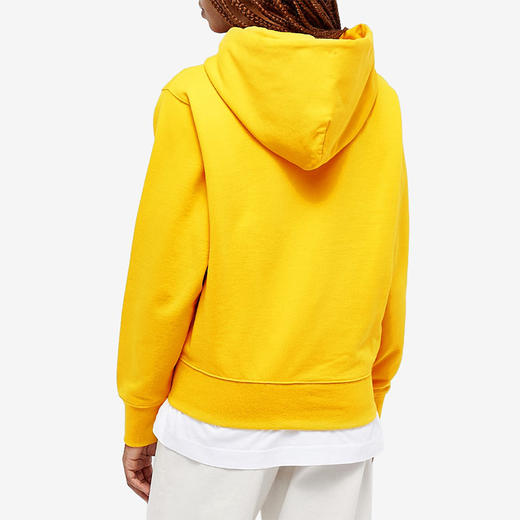 KENZO 高田贤三 女士棉质字母花刺绣徽标抽绳连帽长袖卫衣 黄色 FC62 SW015 4MF 40 商品图2