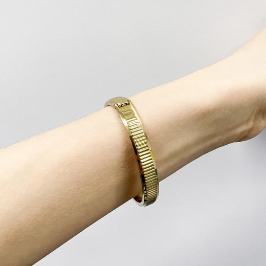 北京仓｜Dyrberg Kern-金色 椭圆形 手镯［丹麦设计师］ 商品图1