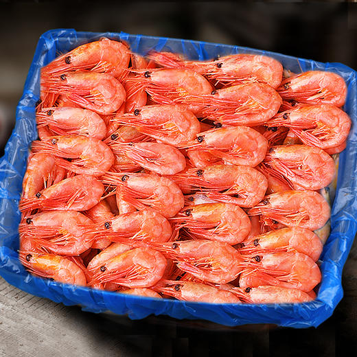 北极虾甜头膏腹籽虾刺身冰虾海鲜即食3斤 商品图1