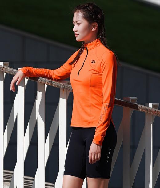 身体智慧（BODYWIT）女子跑步温控速干保温透气羽感长袖T恤 商品图5