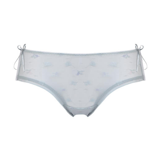 都市丽人时尚系列薄透丝滑蕾丝网布单品内裤三角中叉女士内裤LK23A8 商品图4