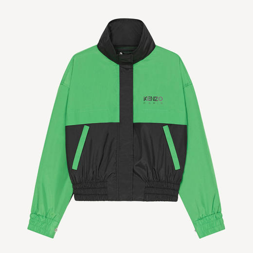 KENZO 高田贤三 女士字母徽标印花两色风衣外套 混色 FC62 BL152 9NA 57 商品图0