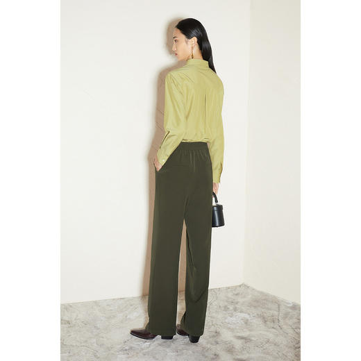 【商场同款】麦檬冬半牛筋腰直筒裤5CA152911 商品图2