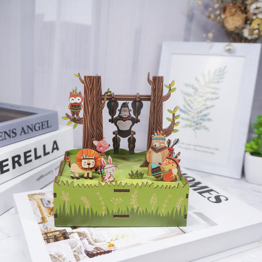 T 同趣     59034      丛林运动会八音盒 商品图2