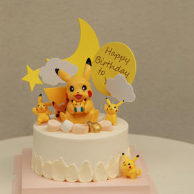 比卡超百香果芒果慕斯蛋糕