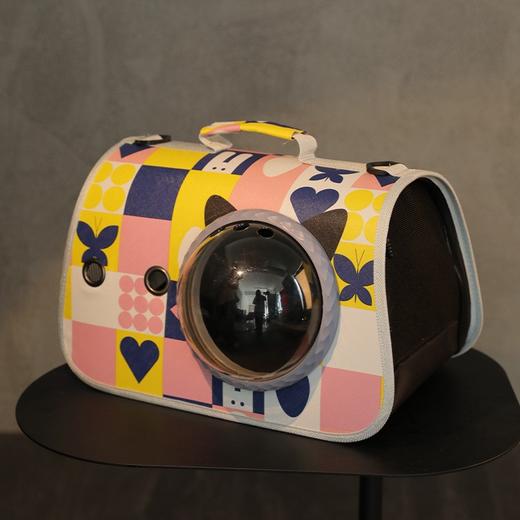 【将爱传递给爱宠】宠物猫包外出便携透明单肩背包太空舱狗猫咪携带包猫笼子猫咪用品 商品图8