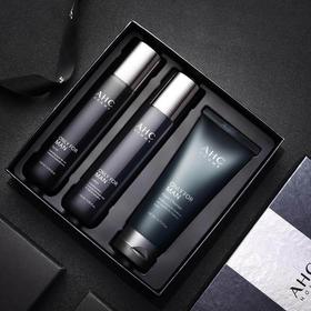 AHC爱和纯 男士水润洁面补水保湿三件套（水120ml+乳120ml+洁面140ml)