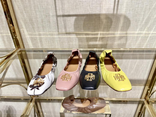 最新款Tory Burch TB 方头芭蕾舞平底鞋🥿 商品图0