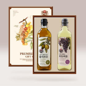 CJ 橄榄油&葡萄籽油礼盒900ml 