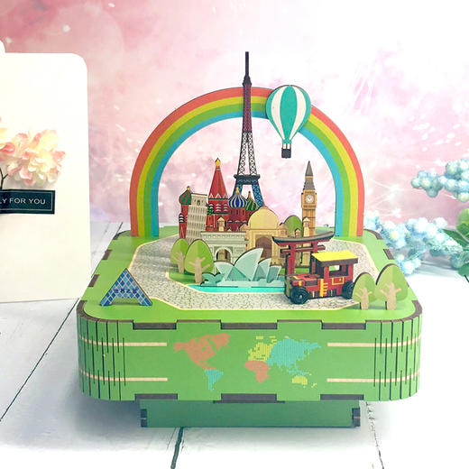 T  同趣   59072   世界之窗八音盒 商品图4